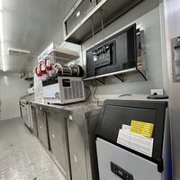 Remorque alimentaire carrée en acier inoxydable 2025 Dream Fly FN-500PG populaire avec four et grill