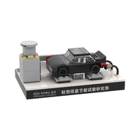Ensemble de blocs de construction de modèle de scène de simulation de collision automobile personnalisé pour la formation, les expositions et la démonstration technique