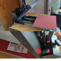 Presse à chaud 15x15 pouces (38x38 cm) à pousser et tirer pour vêtements, facile à utiliser, presse à plat pour T-shirts