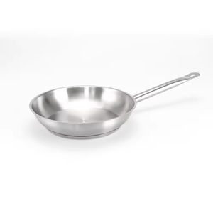 Sartén Moderna Ecológica <span class=keywords><strong>de</strong></span> Acero Inoxidable para Cocinar en Casa, Apta para Estufas <span class=keywords><strong>de</strong></span> <span class=keywords><strong>Gas</strong></span> e Inducción - Product Image 3
