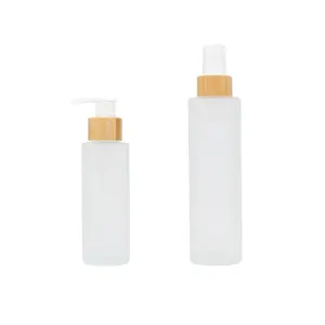 Skin care Glass 100ml Lotion Frosted glass spray bottles cosmetics perfume bottles 30 ml glass spray with pump luxury