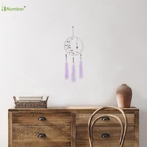 Adultes Débutants <span class=keywords><strong>Macramé</strong></span> Tenture Murale Lune Etoile Bricolage <span class=keywords><strong>Macramé</strong></span> Kits Attrape-Rêves <span class=keywords><strong>pour</strong></span> Décoration Murale de Chambre - Product Image 6