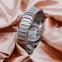 Nouvelle montre mécanique pour homme, étanche 5 ATM, lumineuse, personnalisable, OEM ODM, montre à aiguilles pour homme, montres automatiques de luxe haut de gamme