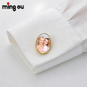Pin <span class=keywords><strong>de</strong></span> Solapa Ovalado Sublimable, Pin <span class=keywords><strong>de</strong></span> Solapa Ovalado con Foto Personalizada, Aleación <span class=keywords><strong>de</strong></span> Zinc Ecológica, Insignia Conmemorativa Personalizada - Product Image 1
