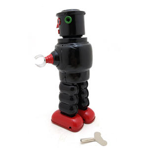 <span class=keywords><strong>Robbie</strong></span>-<span class=keywords><strong>Robot</strong></span> Mécanique de Décoration Créative pour la Maison, Jouet en Fer-Blanc à Collectionner, Cadeau pour Enfants - Product Image 3