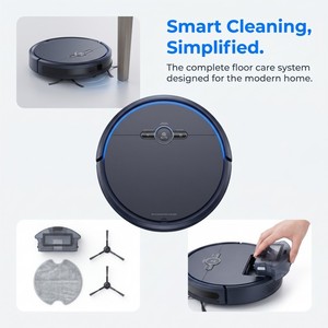 Smart <b>Robot</b> Vacuum Cleaner, 3-in-1 <b>Sweep</b> Mop Combo, Strong Suction, App Control, Auto Recharge, Low Noise Floor Cleaning <b>Robot</b> f - Product Image 3
