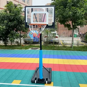 Suporte de bola de basquete portátil ajustável interno barato de alta qualidade