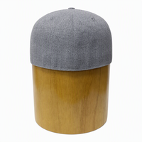 Casquette de baseball vintage personnalisée à visière plate, structurée 6 panneaux, style streetwear hip-hop, broderie personnalisée, vente en gros