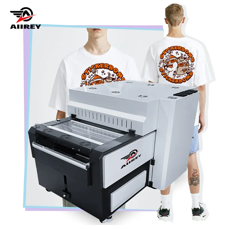 2023 best new Heat Transfer T-shirt inkjet Printing 60CM Global Hot Sales dtf printer with Powder Machine