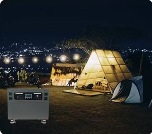 เครื่องกำเนิดไฟฟ้าแบบพกพา สถานีไฟฟ้าพกพาพร้อมแผงโซลาร์เซลล์ 3000w สถานีไฟฟ้าพกพาสำรองแบตเตอรี่สำหรับบ้าน - Product Image 6