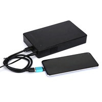 Box Esterno per Disco Rigido USB3.0 SATA ad Alta Velocità da 2,5/3,5 Pollici con Adattatore di Alimentazione e Accessori
