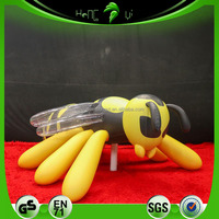 Jouet gonflable personnalisé en forme d'abeille, personnage d'abeille réaliste gonflable pour collection
