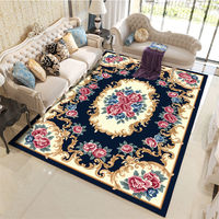 Tapis de salon en faux cachemire lavable à la maison de haute qualité et très vendu tapis personnalisés en gros