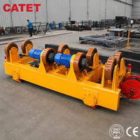 Carro de transferencia sin rieles motorizado con carrete de cable de 46 toneladas, carro plano personalizado para transporte de estructuras de tuberías pesadas en talleres