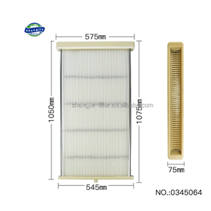 फ्लैट पैनल फिल्टर कारतूस 0345064 पैनल फिल्टर प्लेक्टेड फ्लैट पैनल एयर फिल्टर कारतूस - Product Image 3
