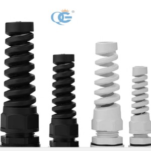 Prensaestopas Flex Espiral Junta de nailon Tuerca de bloqueo ajustable Rosca NPT Industrial Ip68 Prensaestopas con alivio de tensión PG7 M20 PG9 - Product Image 6