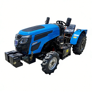 Tracteur 50 CV à petites roues 4x4 multifonctionnel chinois à transmission par engrenages pour terrains accidentés et rizières - Product Image 4