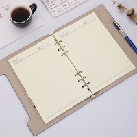 Individuelles Logo A5 PU-Textur Notizbuch mit Stifthalter Verschluss Drahtbindung Business Büro Meeting Tagebuch Journal