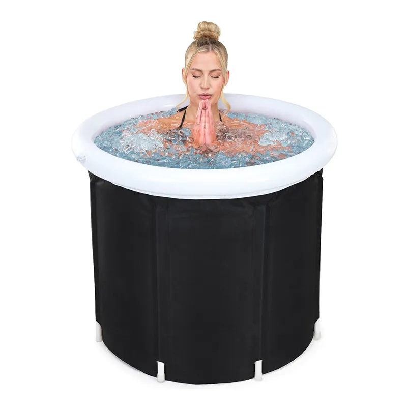 Portable Bathtub Inflatable Ice Hot Bath Tub Plastic Folding Bath Tub Cold Water Therapy Ice Bath Cooling System