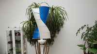 Mini-éolienne spirale 100W 200W 300W, générateur à aimants à levitation magnétique VAWT à haut rendement pour usage domestique