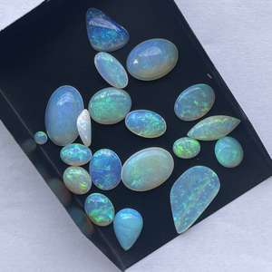 Ópalo de Fuego Australiano Blanco Natural, Grado AAA, Certificado IGI, Cabujones Sueltos Ovalados Calibrados, con Juego de Color, para Creación de Joyas - Product Image 4