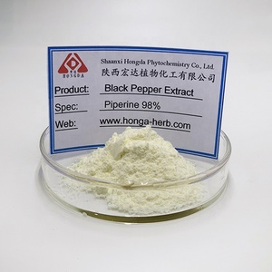 HONGDA CAS94-62-2 <span class=keywords><strong>estratto</strong></span> <span class=keywords><strong>di</strong></span> pepe nero 95% 98% piperina polvere <span class=keywords><strong>di</strong></span> cristallo giallo chiaro - Product Image 2
