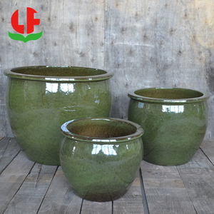 Maceta de cerámica tradicional China <span class=keywords><strong>muy</strong></span> <span class=keywords><strong>grande</strong></span> blanca para plantas - Product Image 2