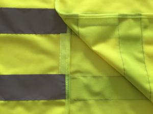 Échantillon gratuit <span class=keywords><strong>Gilet</strong></span> de sécurité réfléchissant haute visibilité respirant 10 pièces pour travaux de circulation, course à pied, arpenteur et agent de sécurité - Product Image 3