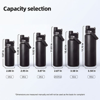 Bouteille d'eau isotherme en acier inoxydable Everich – Isolation thermique, anti-fuite, écologique, portable pour le camping