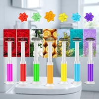 Gel Nettoyant WC Jetable Parfum Floral Désodorisant Haute Efficacité pour Rafraîchir Votre Cuvette et Éliminer les Odeurs