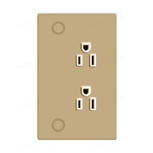 Smart <b>Wall</b> <b>Socket</b> With <b>USB</b> Ports 2 Outlets Tempered Glass Panel Wi-Fi Control Residential Use - Product Image 6