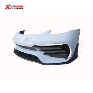 Lèvre de pare-chocs avant XTREME en fibre de carbone style PD pour <span class=keywords><strong>Porsche</strong></span> 718 982 Cayman Boxster, spoiler avant, diffuseur, séparateur, pièces automobiles - Product Image 3