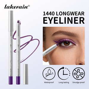 Delineador de Ojos en Gel Negro Natural a Prueba de Agua, Lápiz Cosmético Sexy, Delineador Líquido Mate Fino y Gel en un Solo Aplicador - Product Image 2