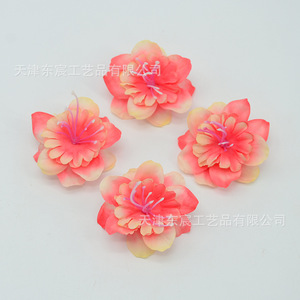 Artesanía Dongchen, Flor de Rosa de Cinco Puntas de 6 cm, Flor de Seda, Accesorios para Actuaciones en Escenario, para el Día del Niño, Baile - Product Image 3