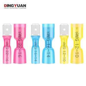 Dingyuan fdfd MDD cách điện biển Ô tô nhiệt thu nhỏ nữ và nam Spade kết nối nhanh chóng ngắt kết nối dây uốn thiết bị đầu cuối - Product Image 1