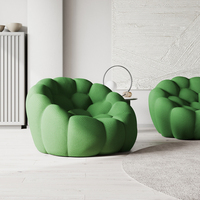 Canapé modulaire bulle populaire au design moderne et épuré, convertible en lit, disponible en différentes tailles et couleurs, idéal pour villas, écoles et parcs.