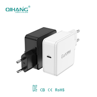 Bloc chargeur USB C 65W, adaptateur de charge rapide 3 ports (2C+1A), compact et indispensable pour les voyages d'affaires