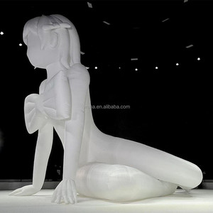Tùy chỉnh quảng cáo Mô hình bơm hơi bóng cho xúc tiến Khổng Lồ Trắng nghệ thuật <span class=keywords><strong>Inflatable</strong></span> người phụ nữ búp bê phụ nữ <span class=keywords><strong>Inflatable</strong></span> cô gái - Product Image 1