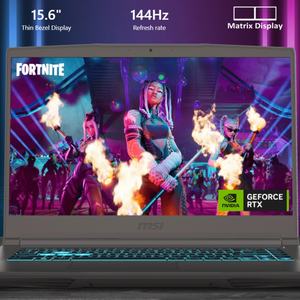 Ordinateur portable MSI Thin-1679CN 2025, le plus récent et le plus populaire, écran 15,6 pouces/165 Hz/DCI-P3, processeur I5-13420H, DDR4 16 Go, 512 Go NVMe, carte graphique RTX 4050 6 Go, gris - Product Image 5