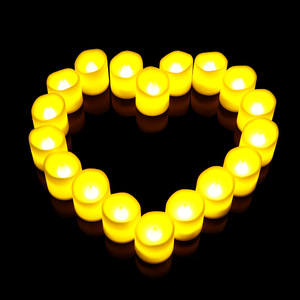 Decorazioni natalizie senza fiamma candela da tè con lunga durata della batteria LED bianco caldo che desidera candela di nozze - Product Image 4