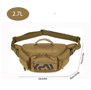 YS 경량 방수 나일론 휴대용 힙백 유니섹스 웨이스트백 7인치 러닝 여행 하이킹 사이클링 지퍼 클로저 - Product Image 2