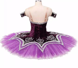Vestido de Ballet Profesional para Mujer Adulta, Tutú para Competencia, Vestido de Danza Clásica - Product Image 3