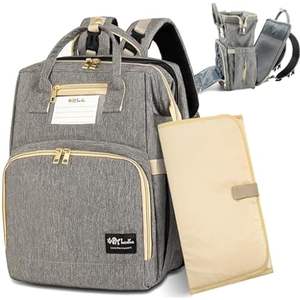 Muestra gratuita de bolsas para el Día de la Madre: Bolsa de pañales 6 en 1 impermeable, plegable, tipo mochila, para el hombro, para mamá y bebé - Product Image 6