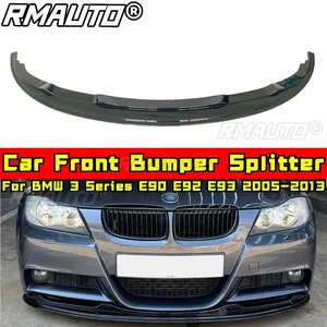 ชุดแต่งกันชนหน้า สีดำเงา สไตล์สปอร์ต สำหรับ BMW ซีรีส์ 3 รุ่น E90 E92 E93 ปี 2005-2013  อะไหล่ตกแต่งรถยนต์ - Product Image 3