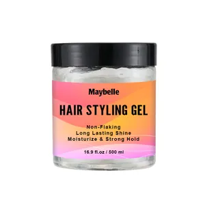 Private Label Defining Hair Perfection Styling Gel Frizz Control Long Lasting Styling Gel For Curly Hair Style