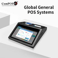 Terminal de point de vente commercial 11,6 pouces en gros, caisse enregistreuse Windows 10 Intel i3 8 Go/128 Go SSD, alliage d'aluminium, Wi-Fi double bande
