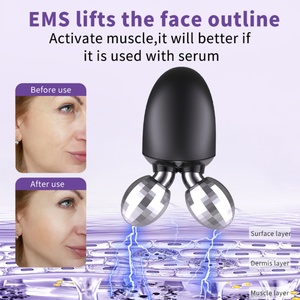 Nouveau masseur à micro-courant miniature à marque privée, appareil de soin du visage EMS pour la revitalisation de la peau - Product Image 3