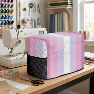 Funda acolchada personalizada con estampado arcoíris gay bigender y femenino para máquina de coser doméstica, para almacenamiento prolongado. - Product Image 4