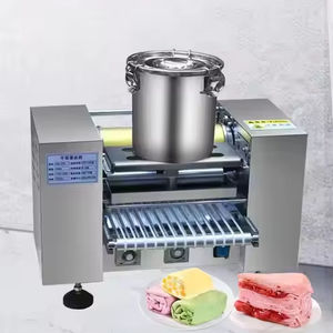 Nueva Máquina Comercial Mini para Crepas de Huevo, Máquina para Hacer Pasteles de Mil Capas, Crepas de Huevo, Millecrepes - Product Image 1