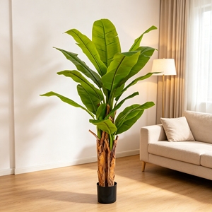 Plante tropicale artificielle réaliste, faux <span class=keywords><strong>bananier</strong></span> <span class=keywords><strong>pour</strong></span> la décoration intérieure de la maison - Product Image 4